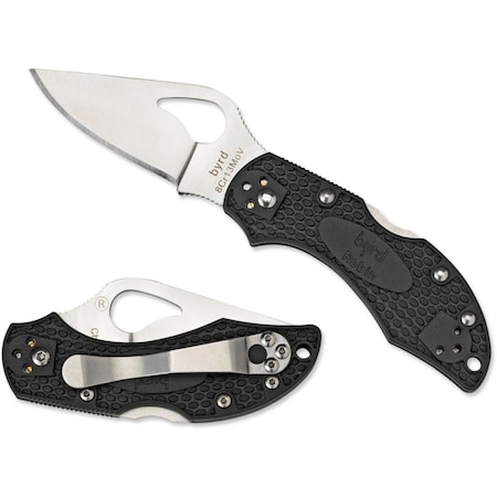 Spyderco 2024 Spyderco Robin 2 Lightweight Black Plain SPY-BY10PBK2
